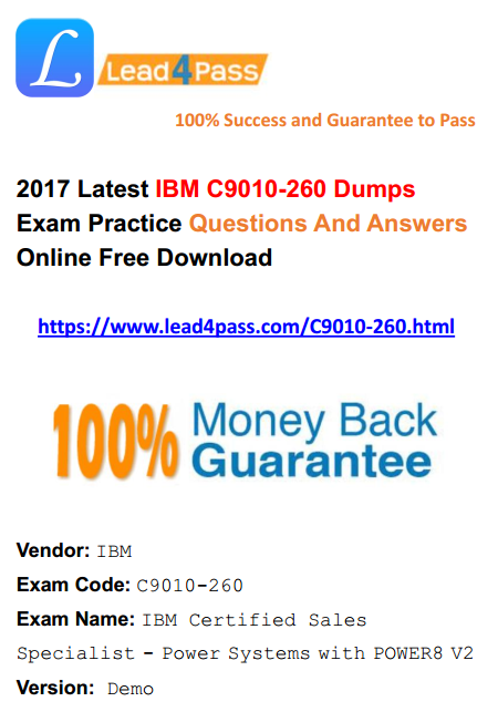 C9010-260 dumps