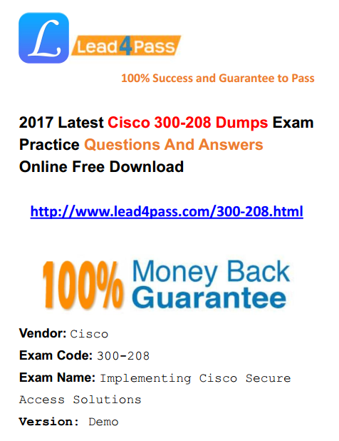 300-208 dumps