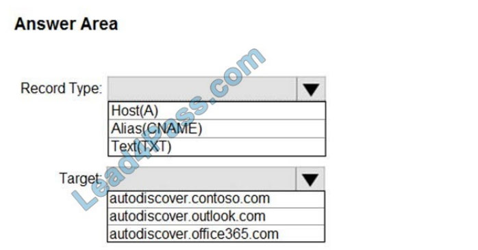 microsoft ms-203 exam questions q13