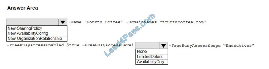 microsoft ms-203 exam questions q15